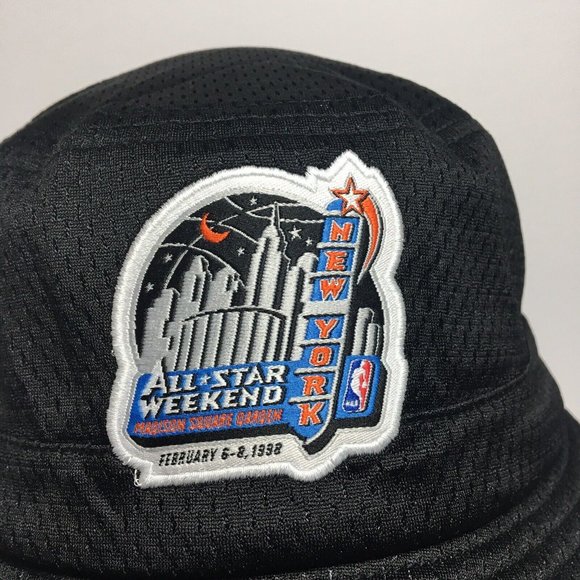 NBA All Star Weekend Bucket Hat Mitchell & Ness Reversible 1998 New York - Picture 2 of 11